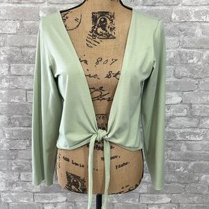Weekend Clothesline Front Tie Shrug